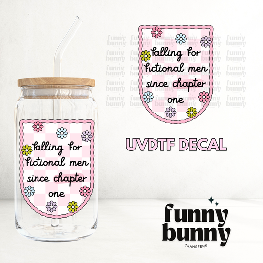 Falling For Fictional Men - UVDTF Decal