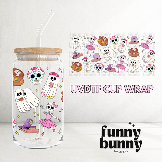 Fantasmas - 16oz UVDTF Cup Wrap