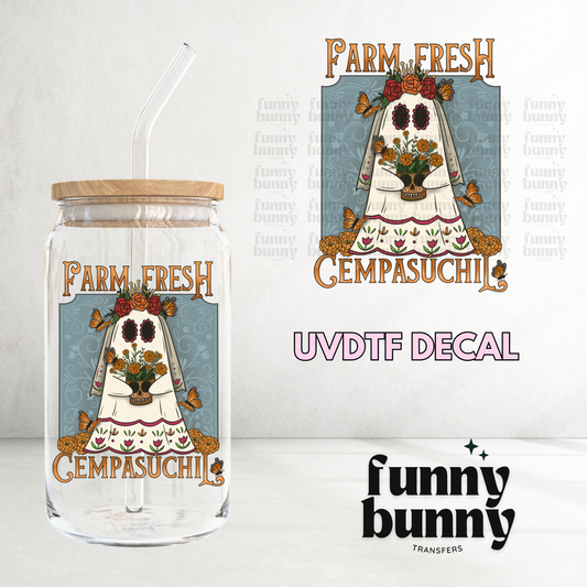 Farm Fresh Cempasuchil - UVDTF Decal