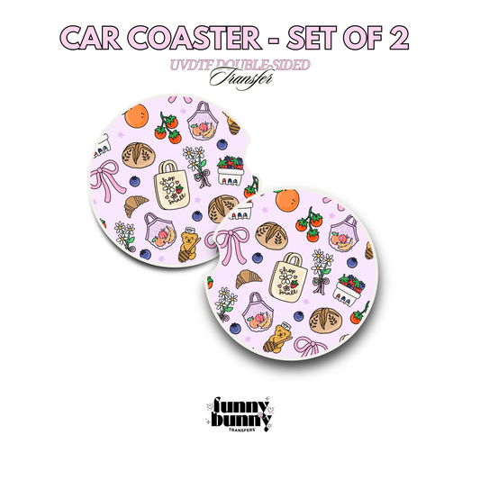 Farmers Market Essentials I - UVDTF Coaster