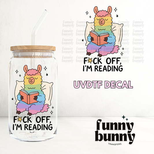 Fcuk Off Im Reading - UVDTF Decal