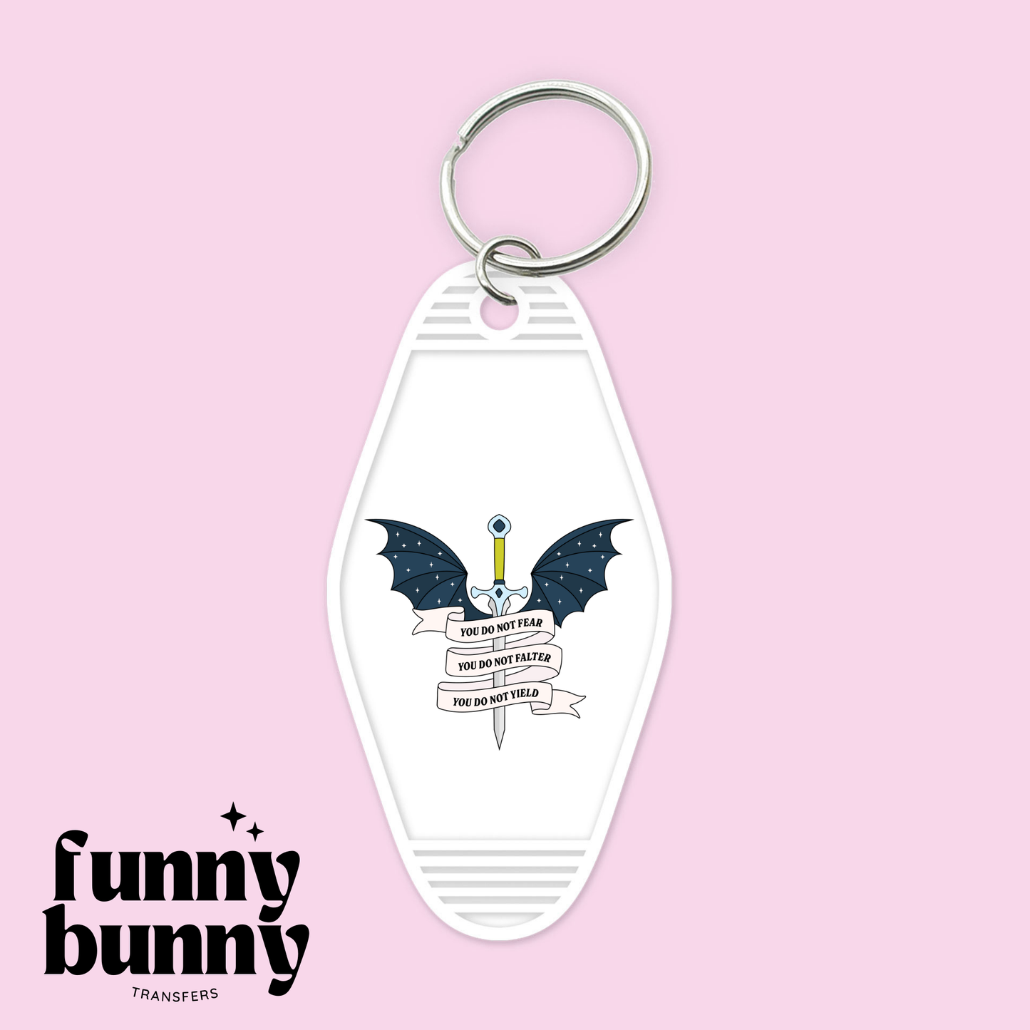 Fear Falter Yield - Motel Keychain