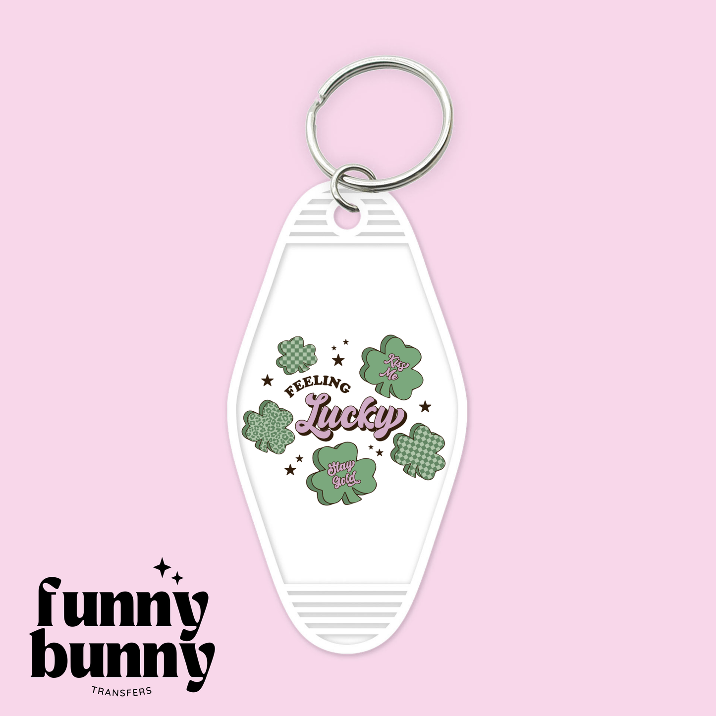 Feeling Lucky Clover - Motel Keychain