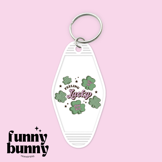 Feeling Lucky Clover - Motel Keychain