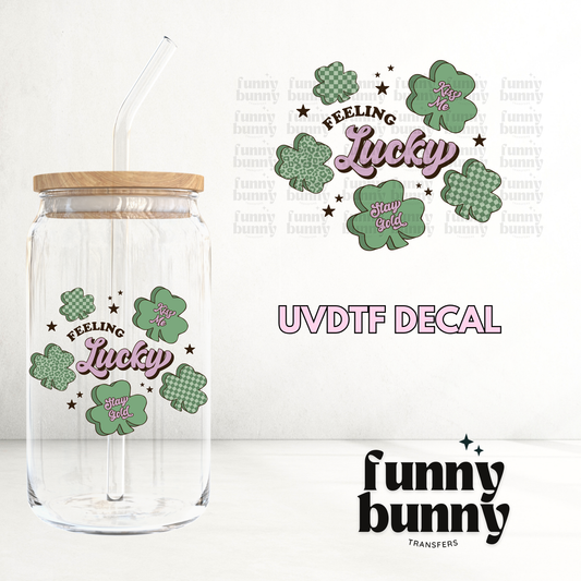 Feeling Lucky Clover - UVDTF Decal
