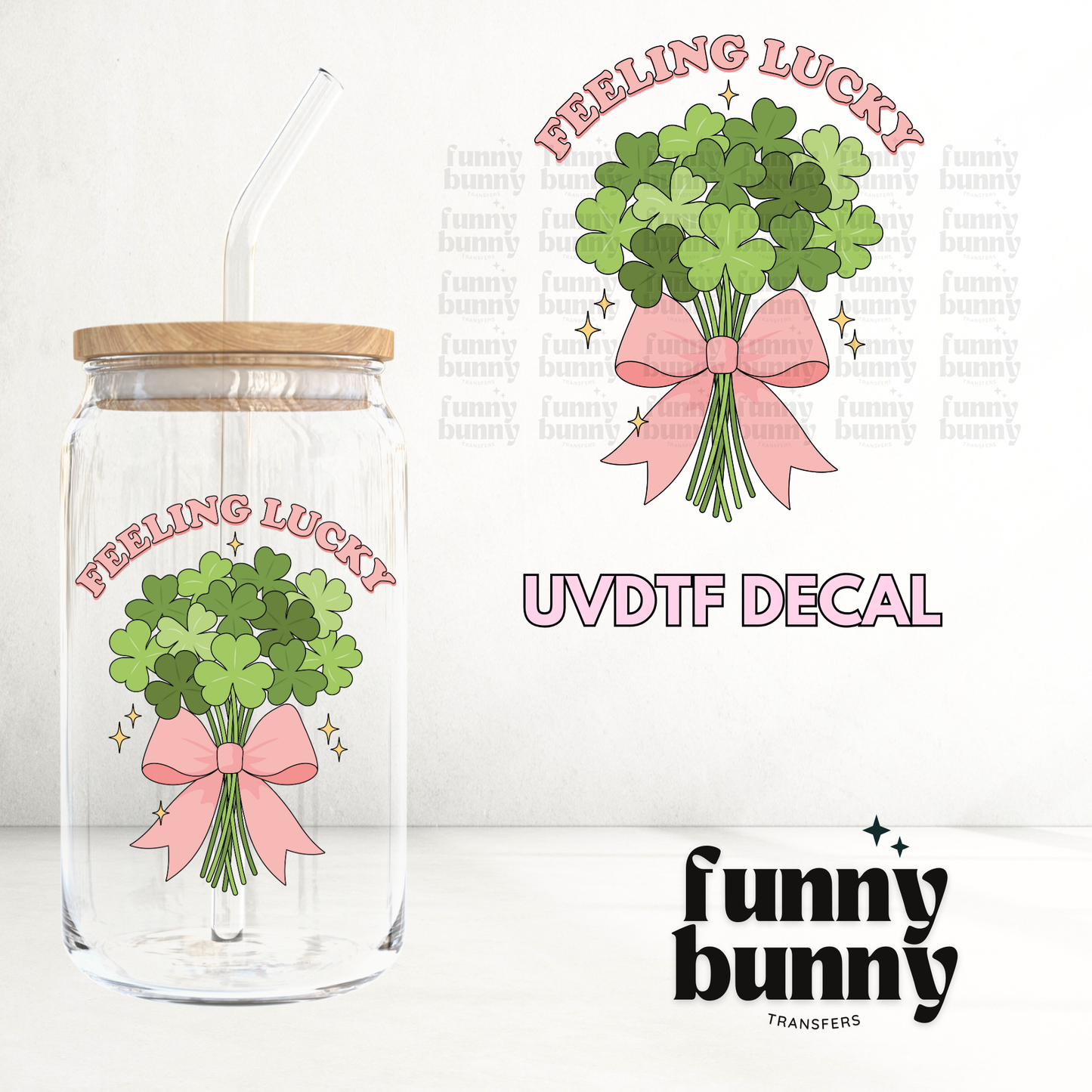 Feeling Lucky Bouquet - UVDTF Decal