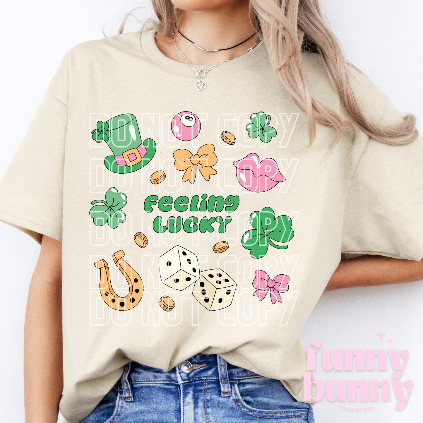 Feeling Lucky Girly - DTF Transfer