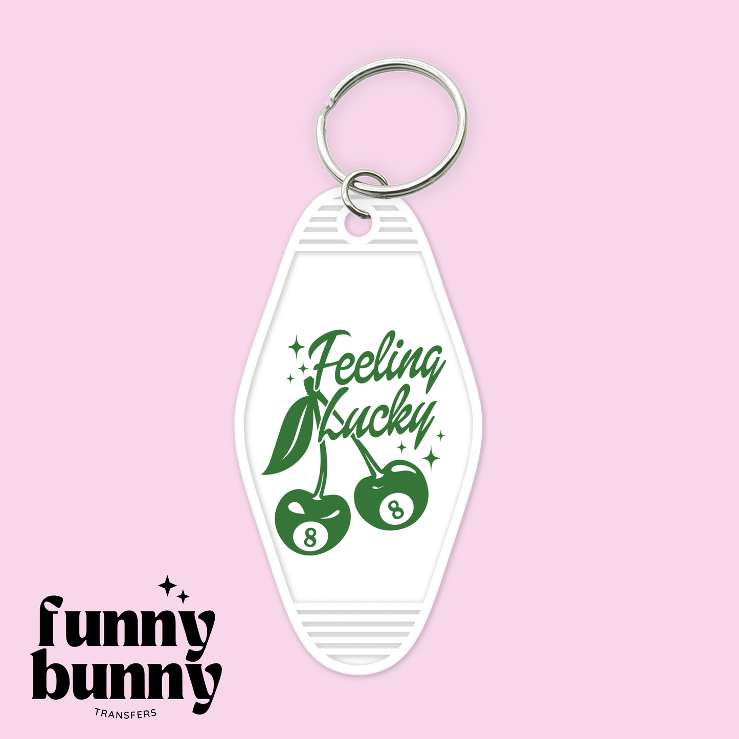 Feeling Lucky Green - Motel Keychain