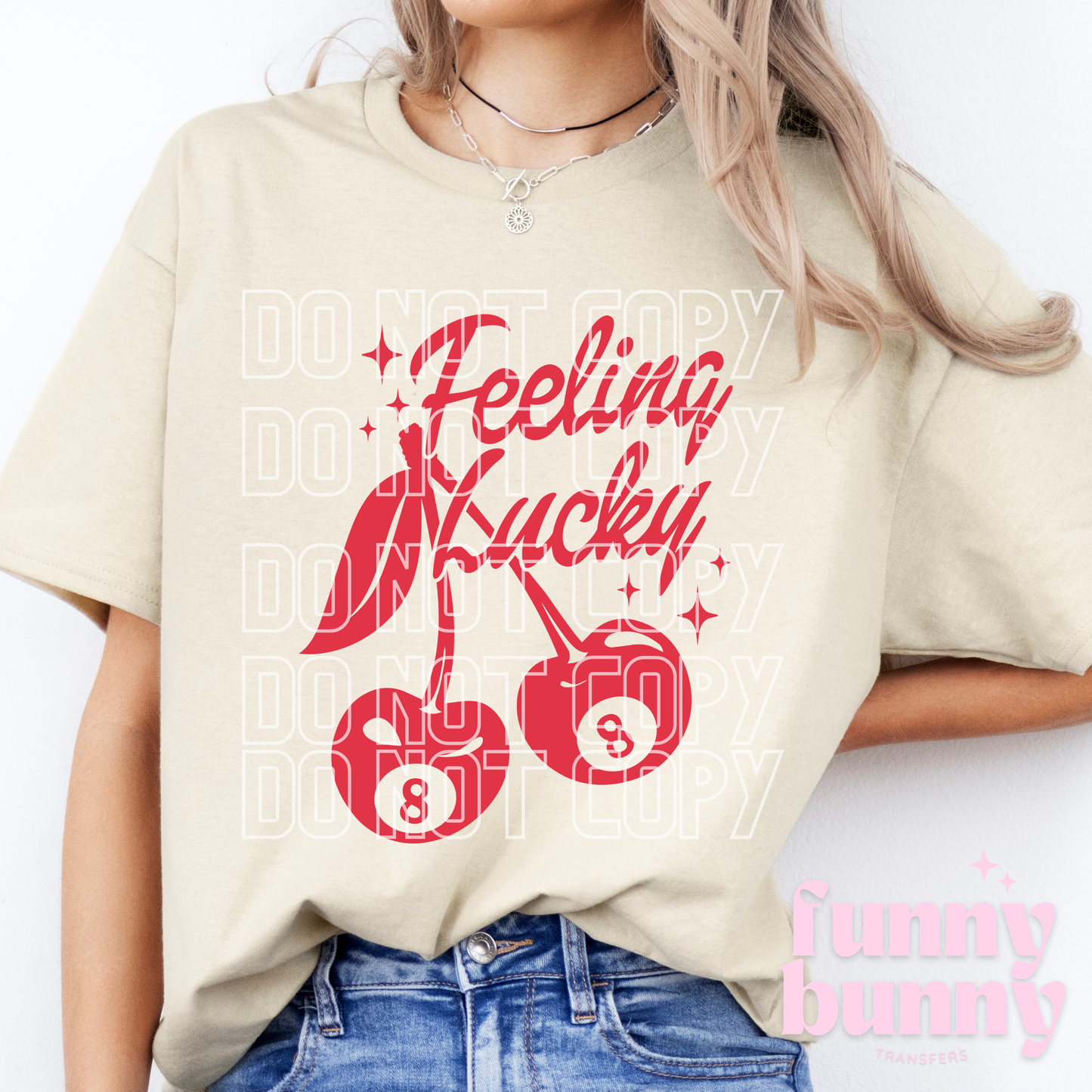 Feeling Lucky Red - DTF Transfer
