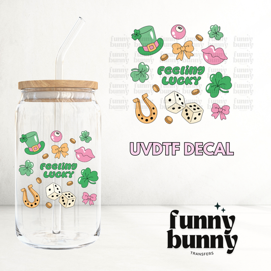 Feeling Lucky girly - UVDTF Decal