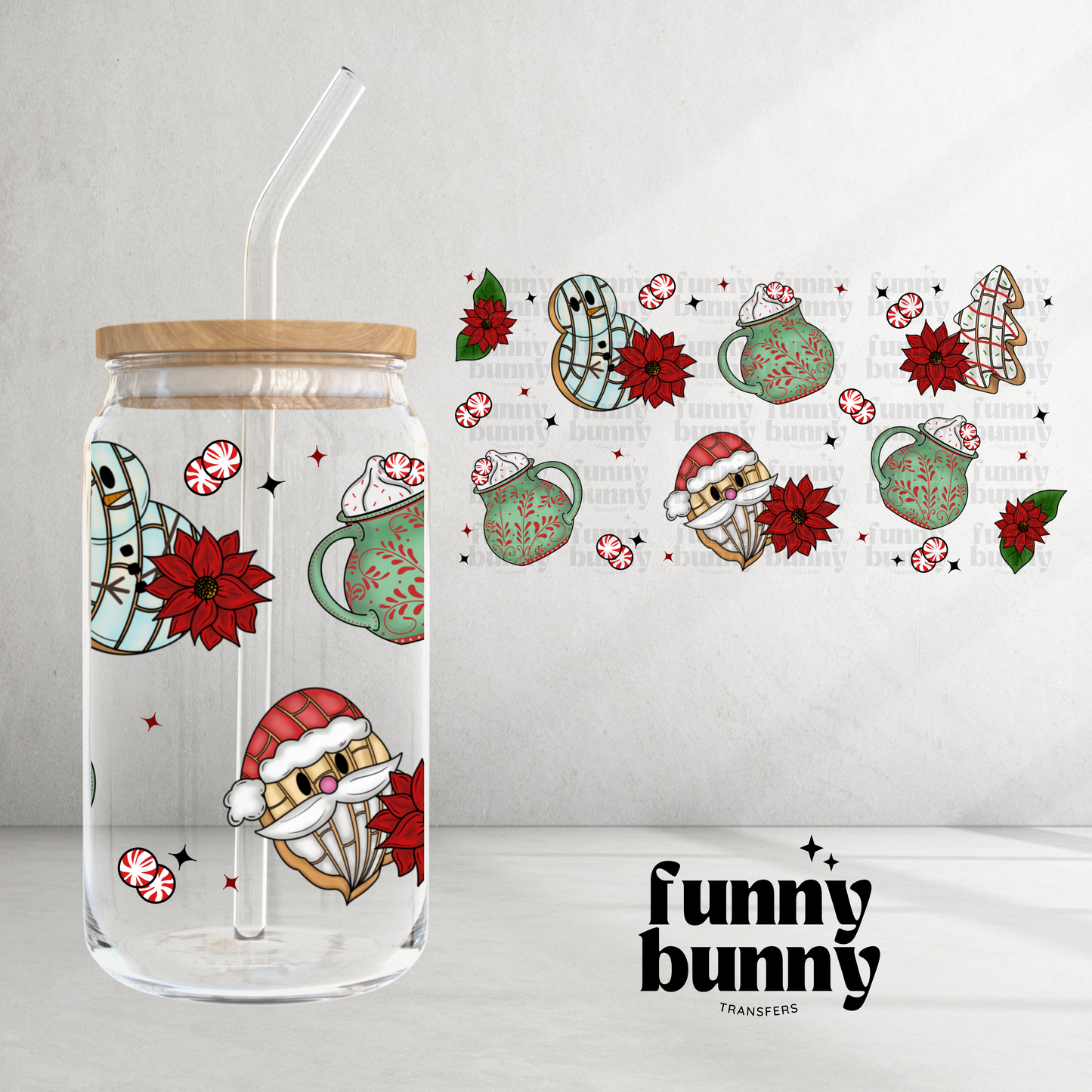 Feliz Navidad - 16oz UVDTF Cup Wrap