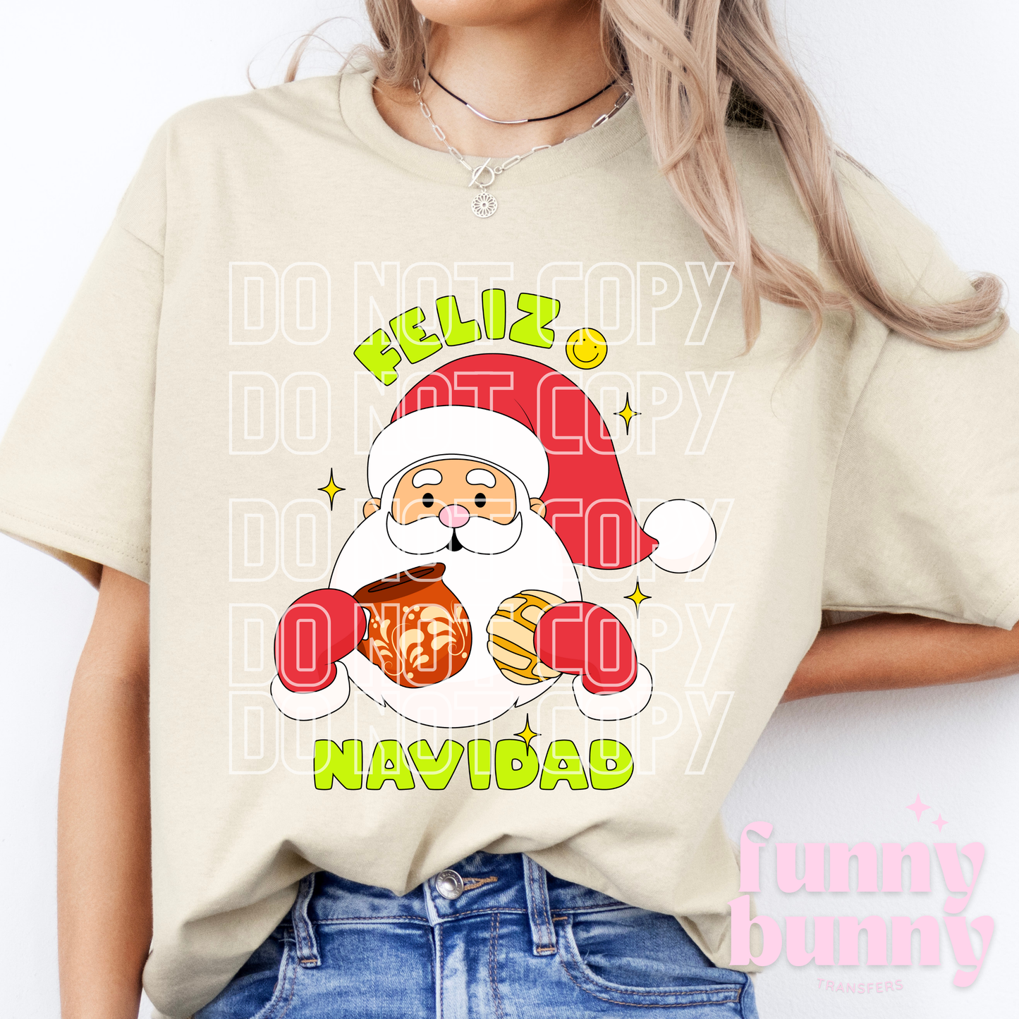 Feliz Navidad Santa - DTF Transfer