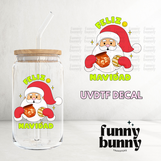 Feliz Navidad Santa - UVDTF Decal