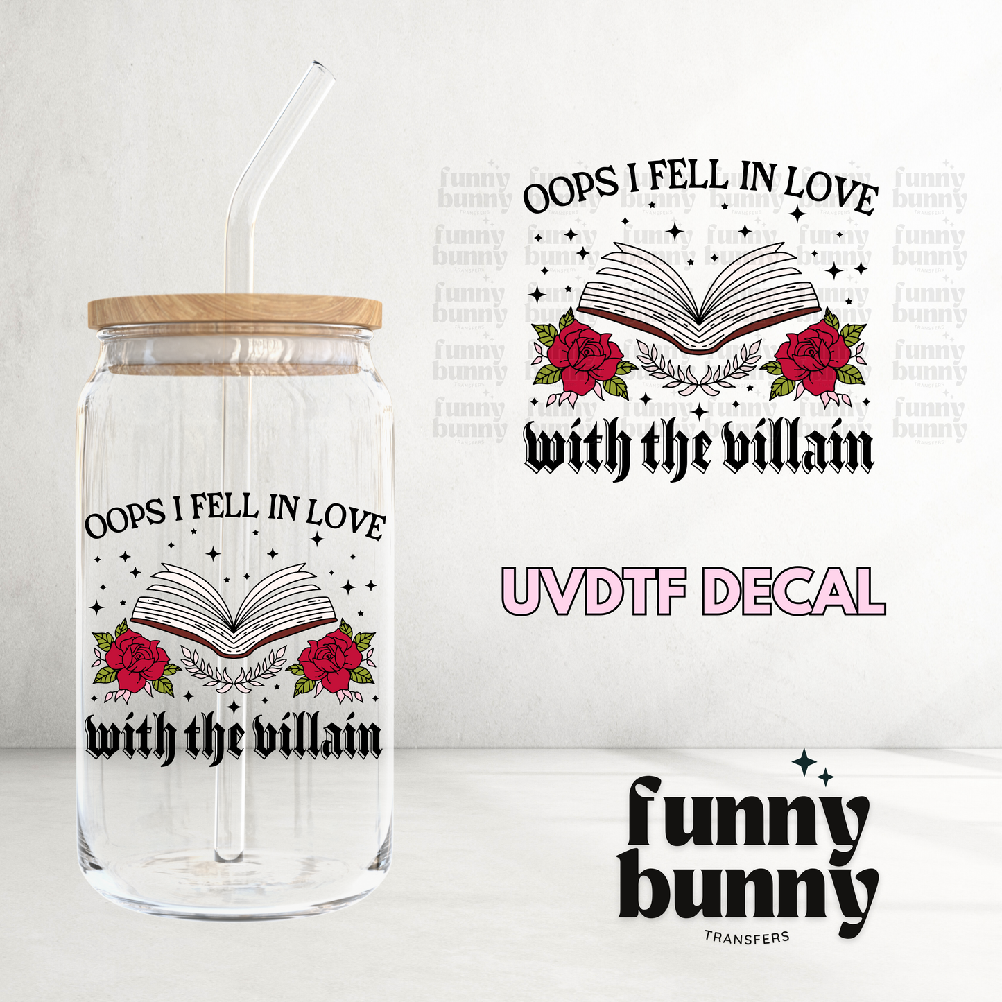 Fell in Love Villain - UVDTF Decal