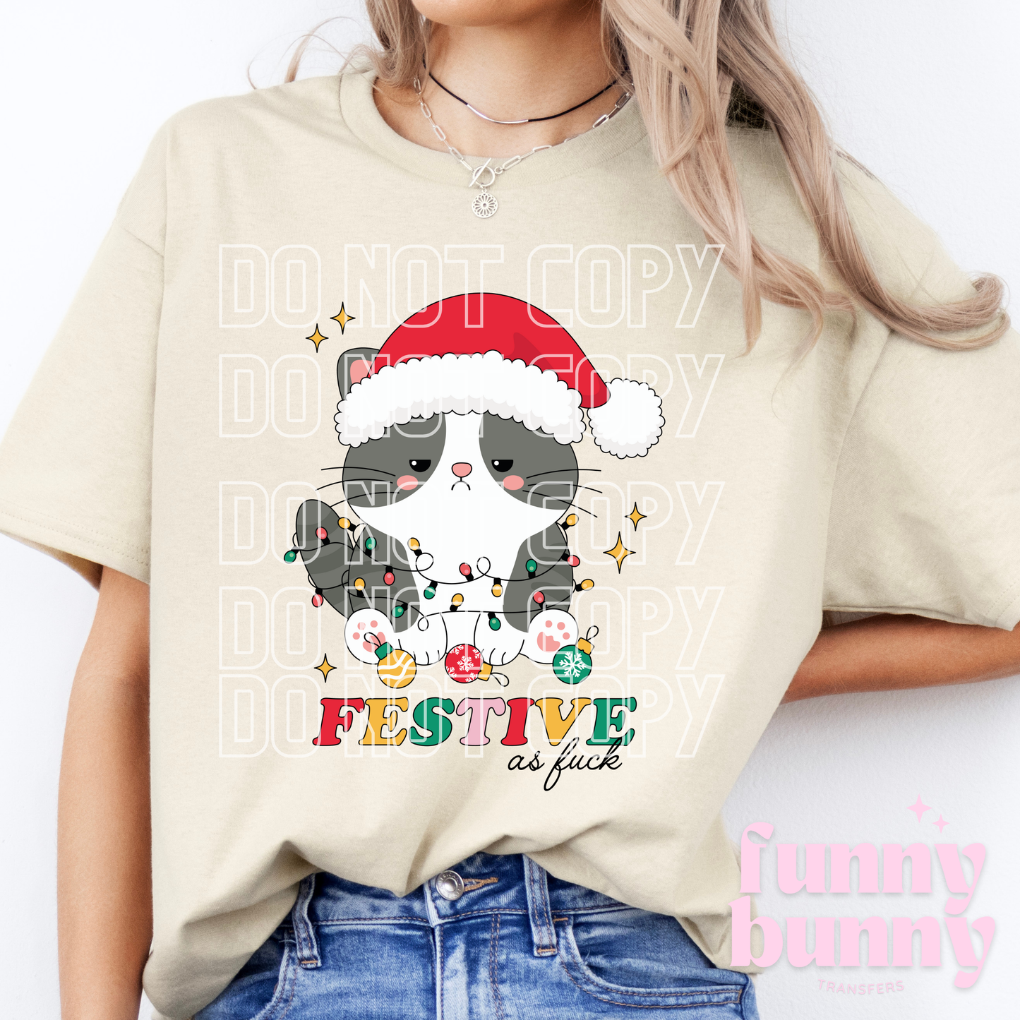 Festive As Fck - DTF Transfer