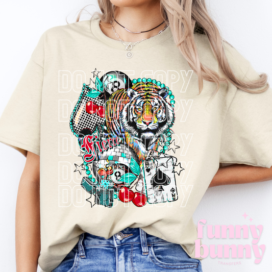 Fierce Wild Tiger - DTF Transfer