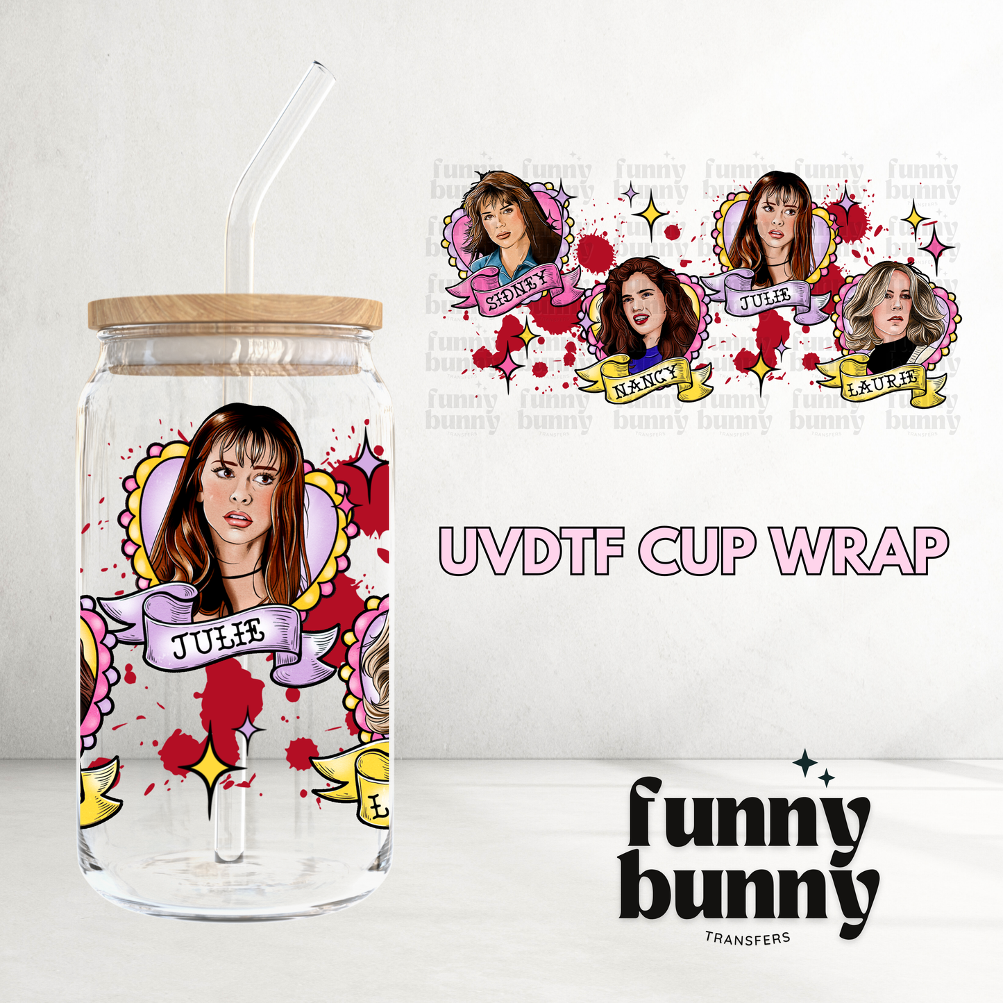 Final Girls - 16oz UVDTF Cup Wrap