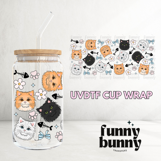 Floof Kitty - 16oz UVDTF Cup Wrap