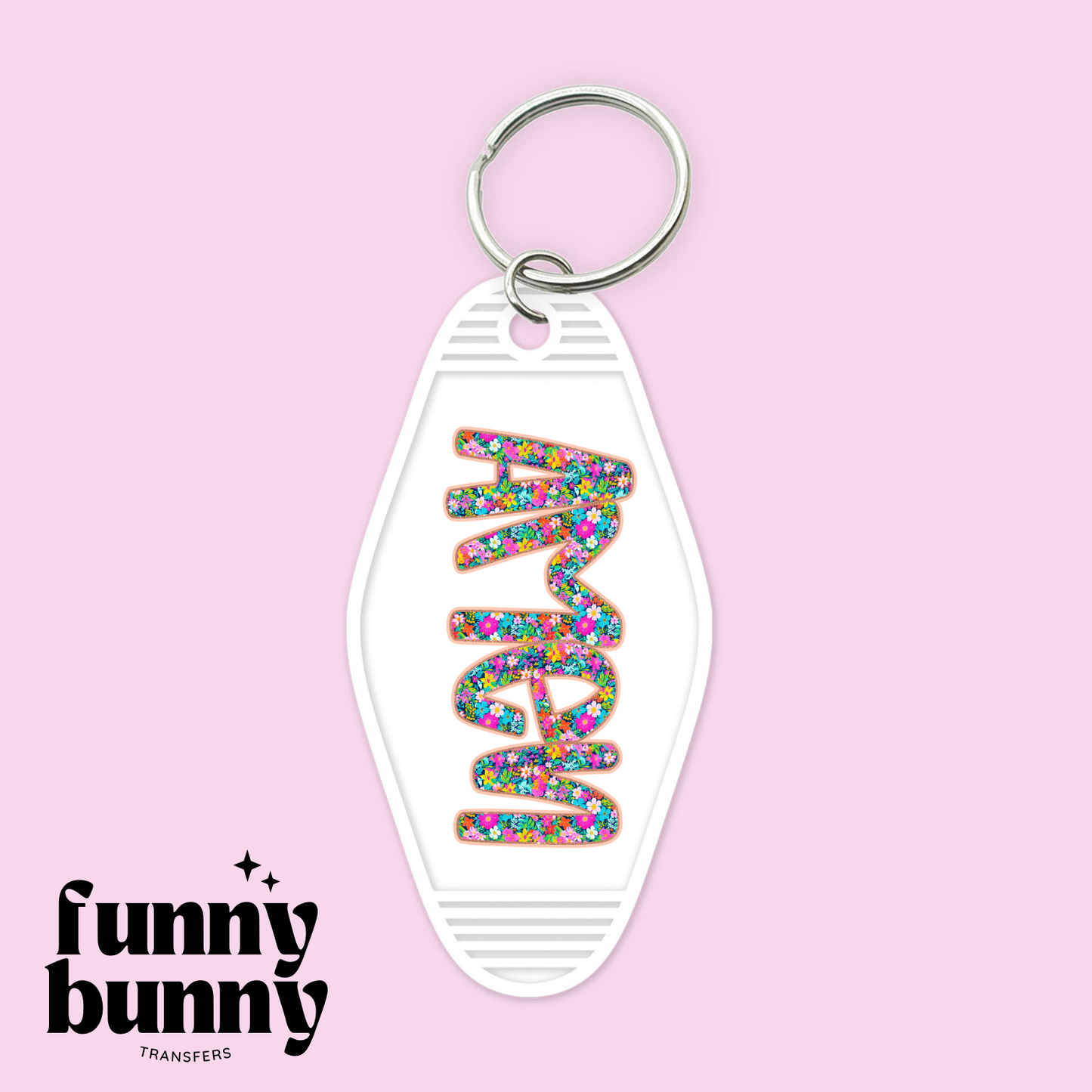 Floral Amen - Motel Keychain