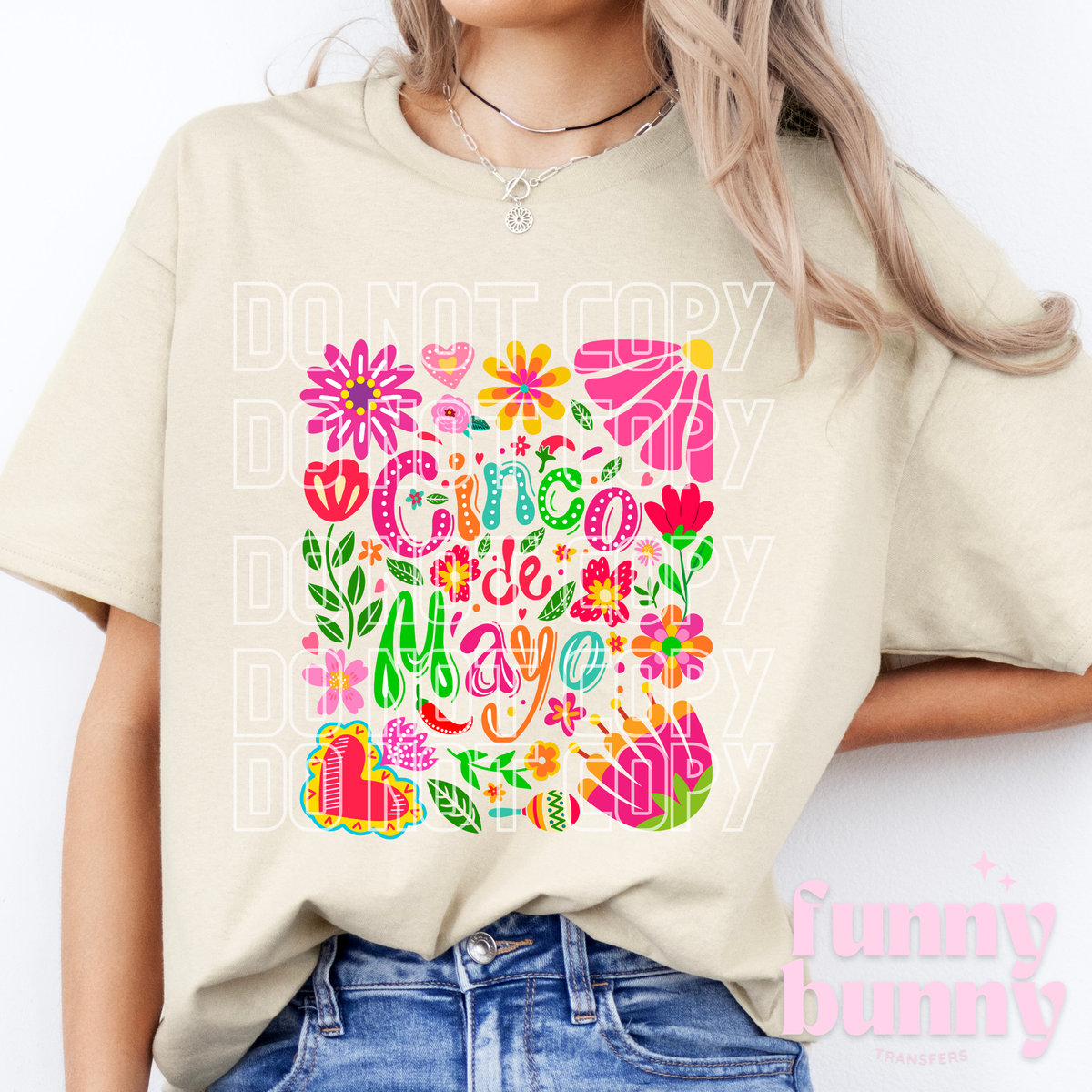 Floral Cinco De Mayo - DTF Transfer