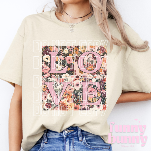 Floral Love - DTF Transfer
