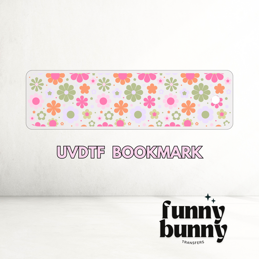 Flower Bloom - UVDTF Bookmark Decal