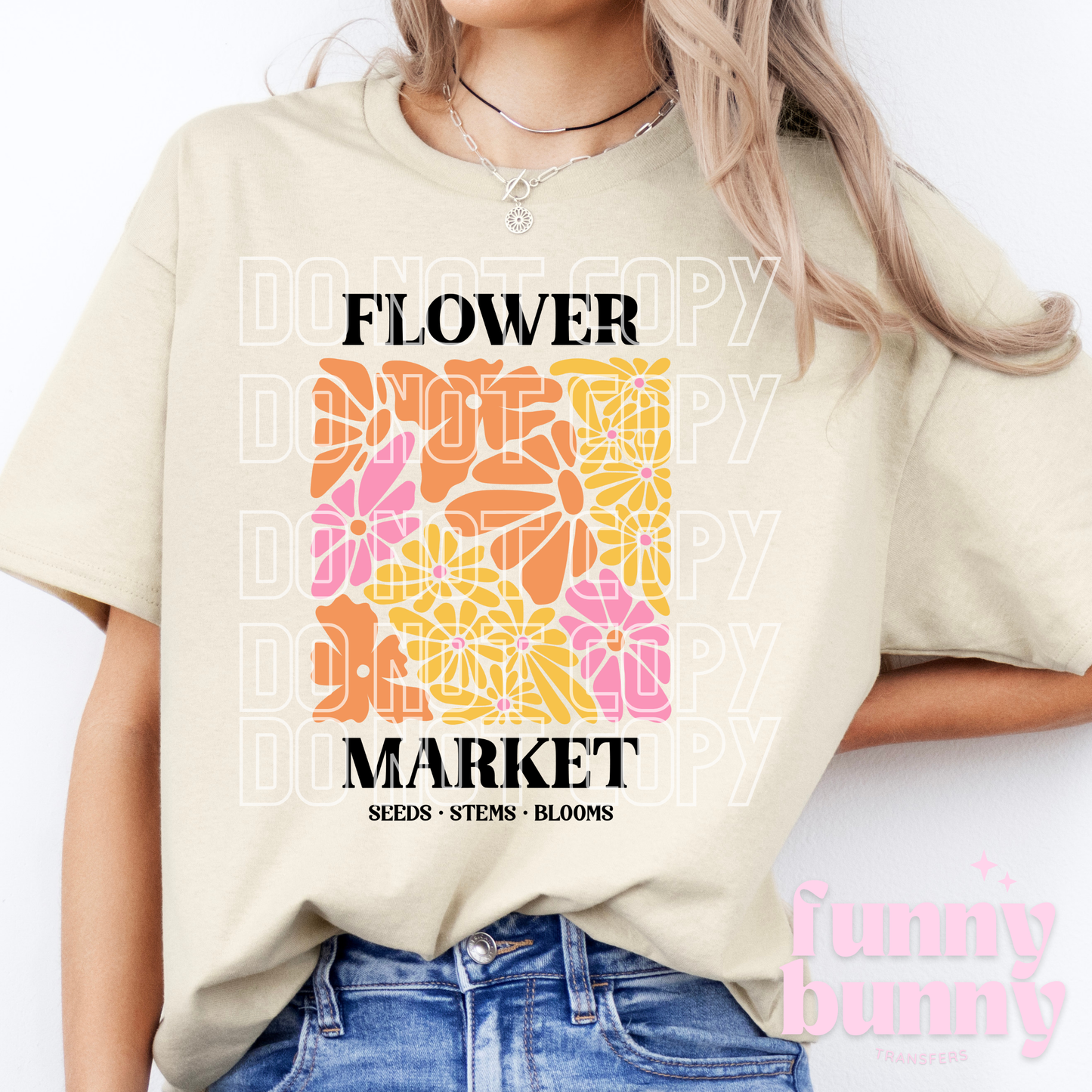 Flower Market - DTF Transfer