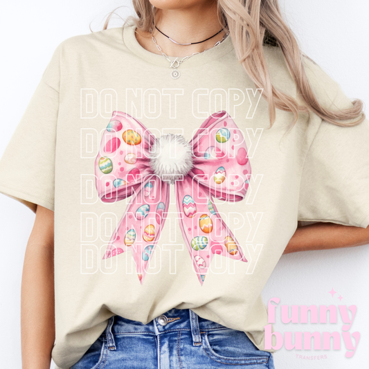 Fluffy Bunny Bow - DTF Transfer