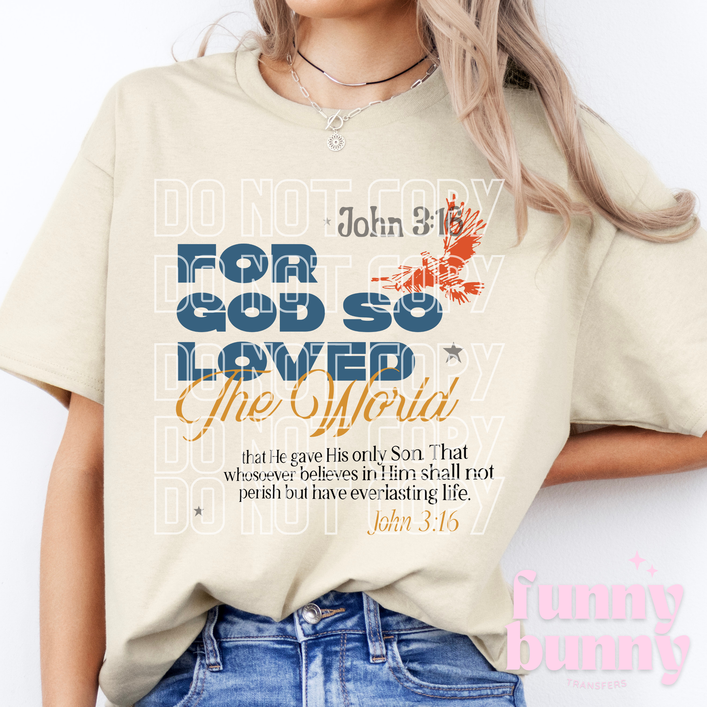 For God So Loved - DTF Transfer