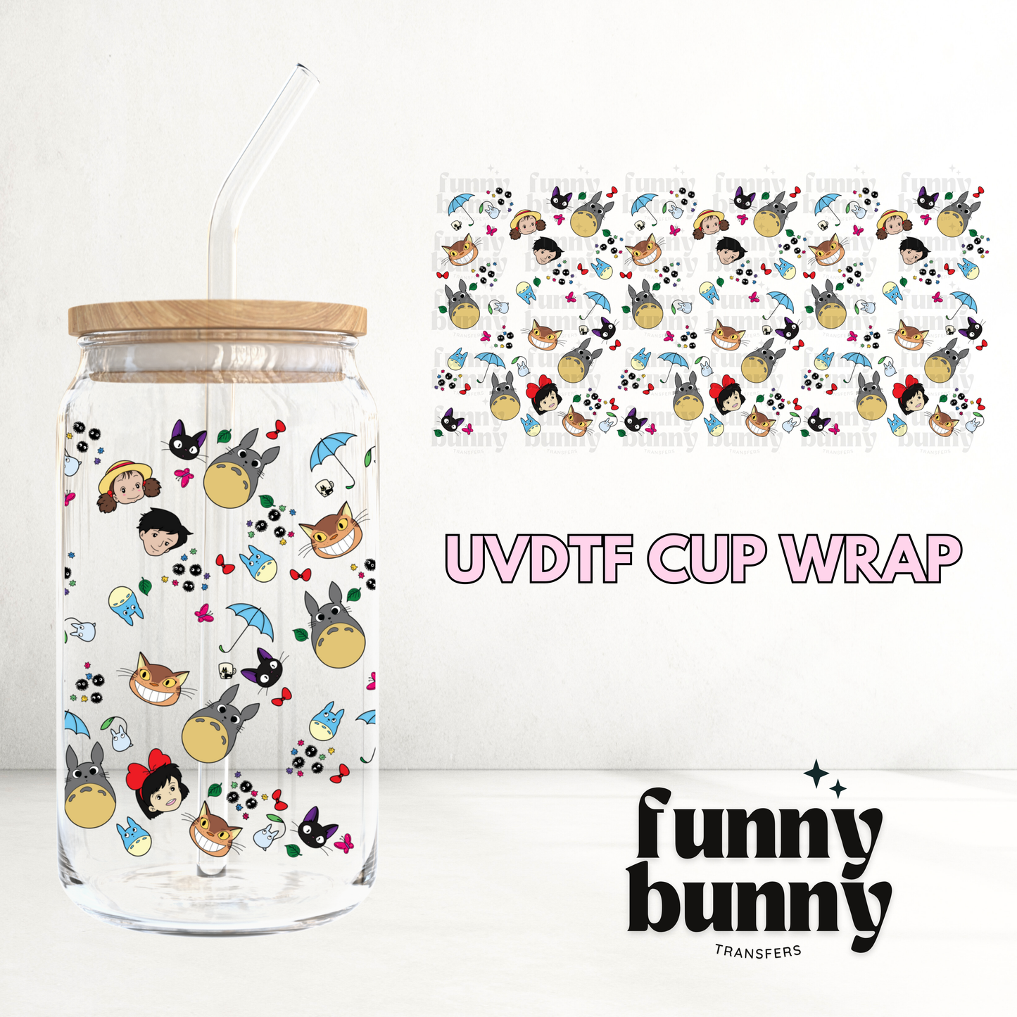 Forest Spirit Family - 16oz UVDTF Cup Wrap