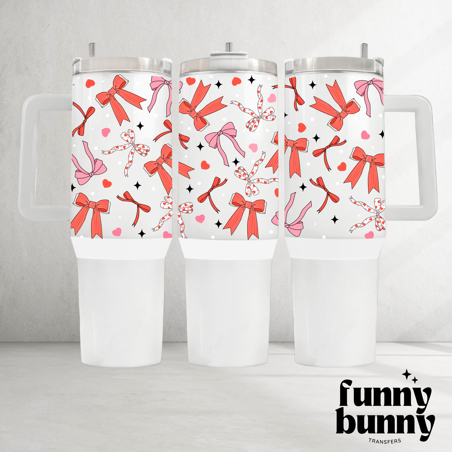 Forever Girly Bows - 40oz UVDTF Tumbler Wrap