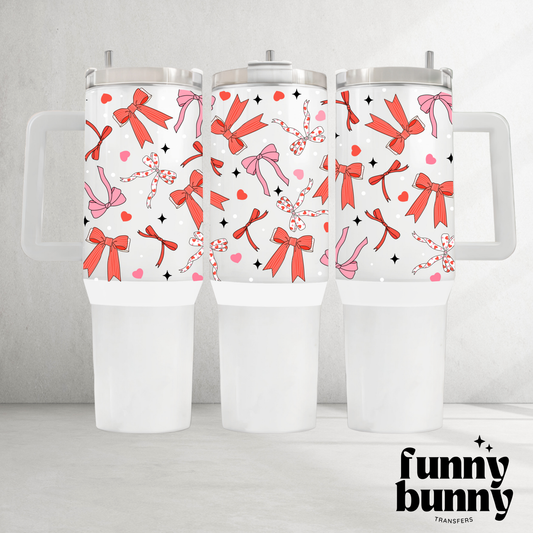 Forever Girly Bows - 40oz UVDTF Tumbler Wrap