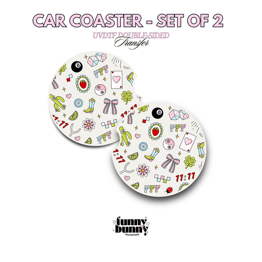 Forever Lucky - UVDTF Coaster