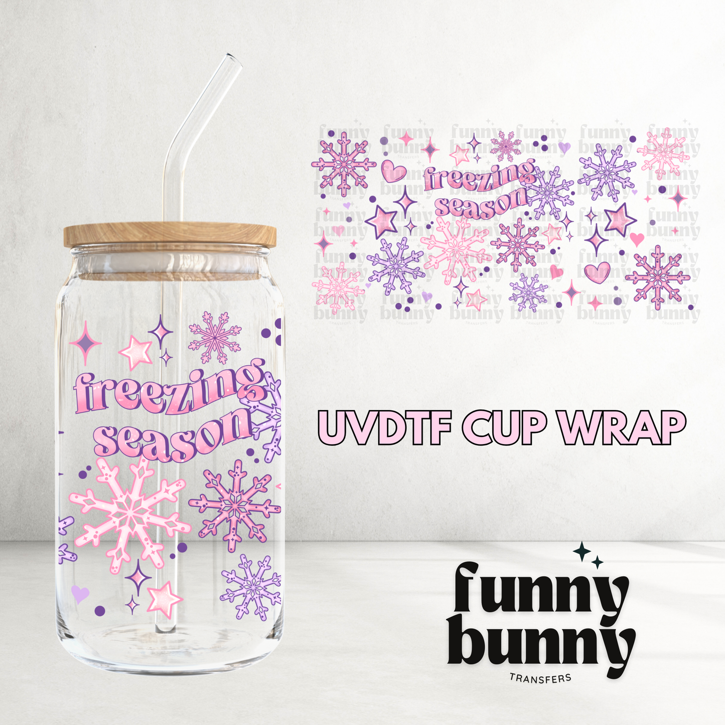 Freezing Season - 16oz UVDTF Cup Wrap