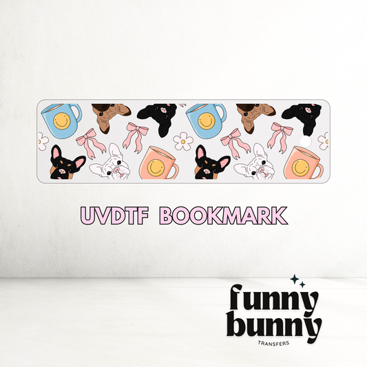 Frenchie & Things - UVDTF Bookmark Decal