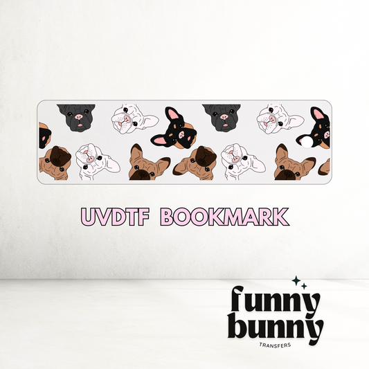 Frenchies - UVDTF Bookmark Decal