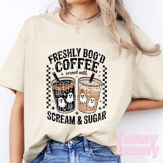 Freshly Boo'd Coffee - DTF Transfer