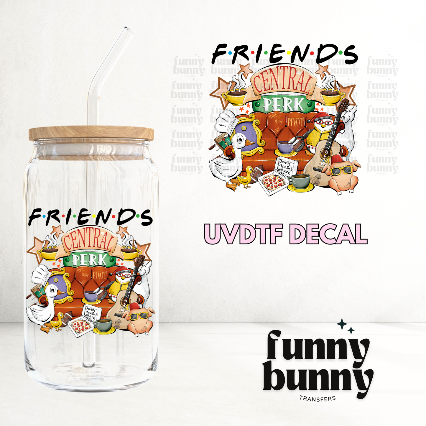 Friends 2.0 - UVDTF Decal