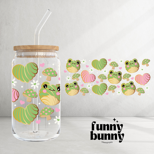 Frog Conchas - 16oz UVDTF Cup Wrap