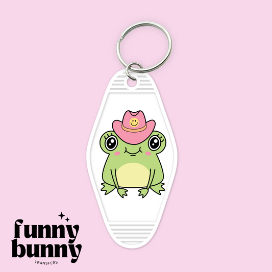 Frog Cowgirl - Motel Keychain