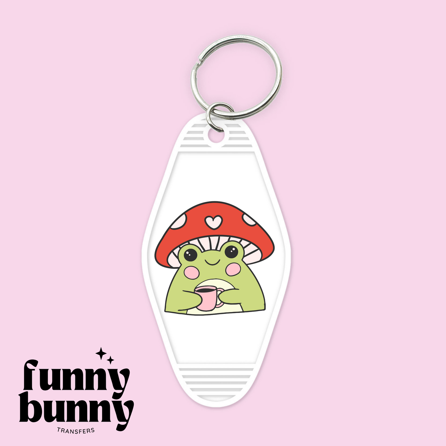 Froggy Coffee Mushie - Motel Keychain