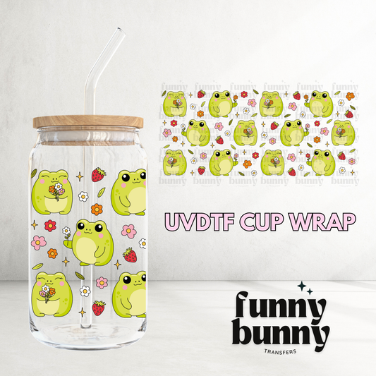 Froggy Cuties - 16oz UVDTF Cup Wrap