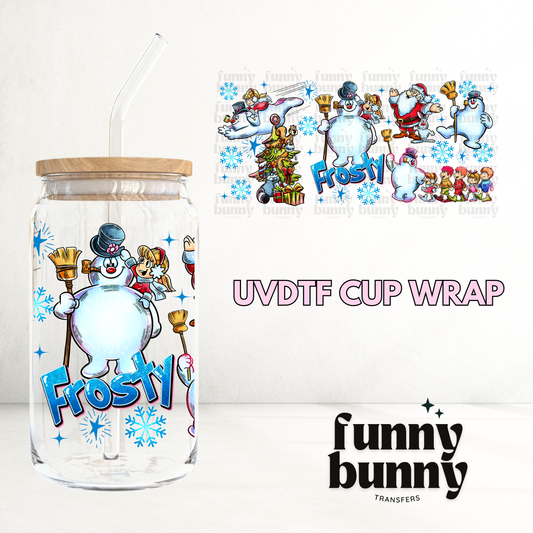 Frosty - 16oz UVDTF Cup Wrap