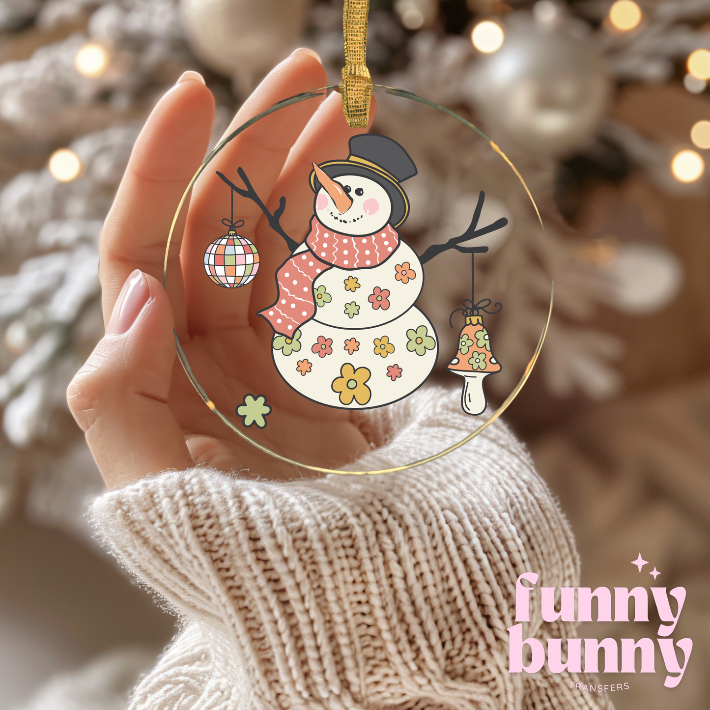 Frosty The Snowman - UVDTF Ornament Decal