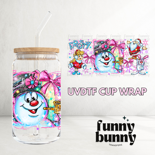 Frosty Winter 2.0 - 16oz UVDTF Cup Wrap