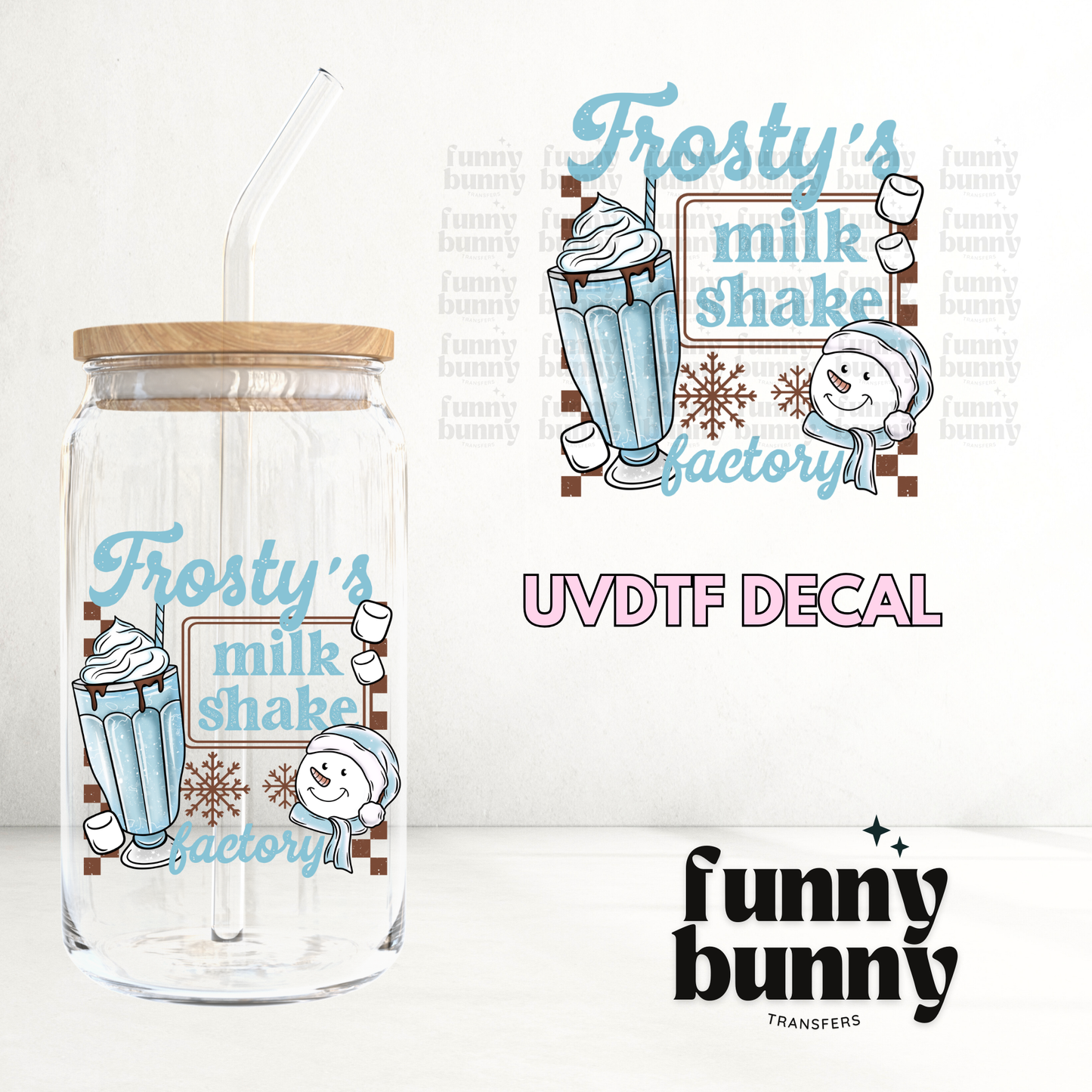 Frosty's Milk Shake Factory - UVDTF Decal