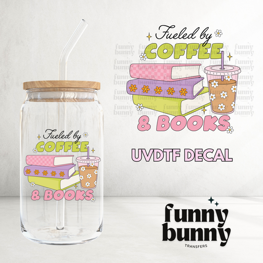 Fueled Coffee Girly - UVDTF Decal