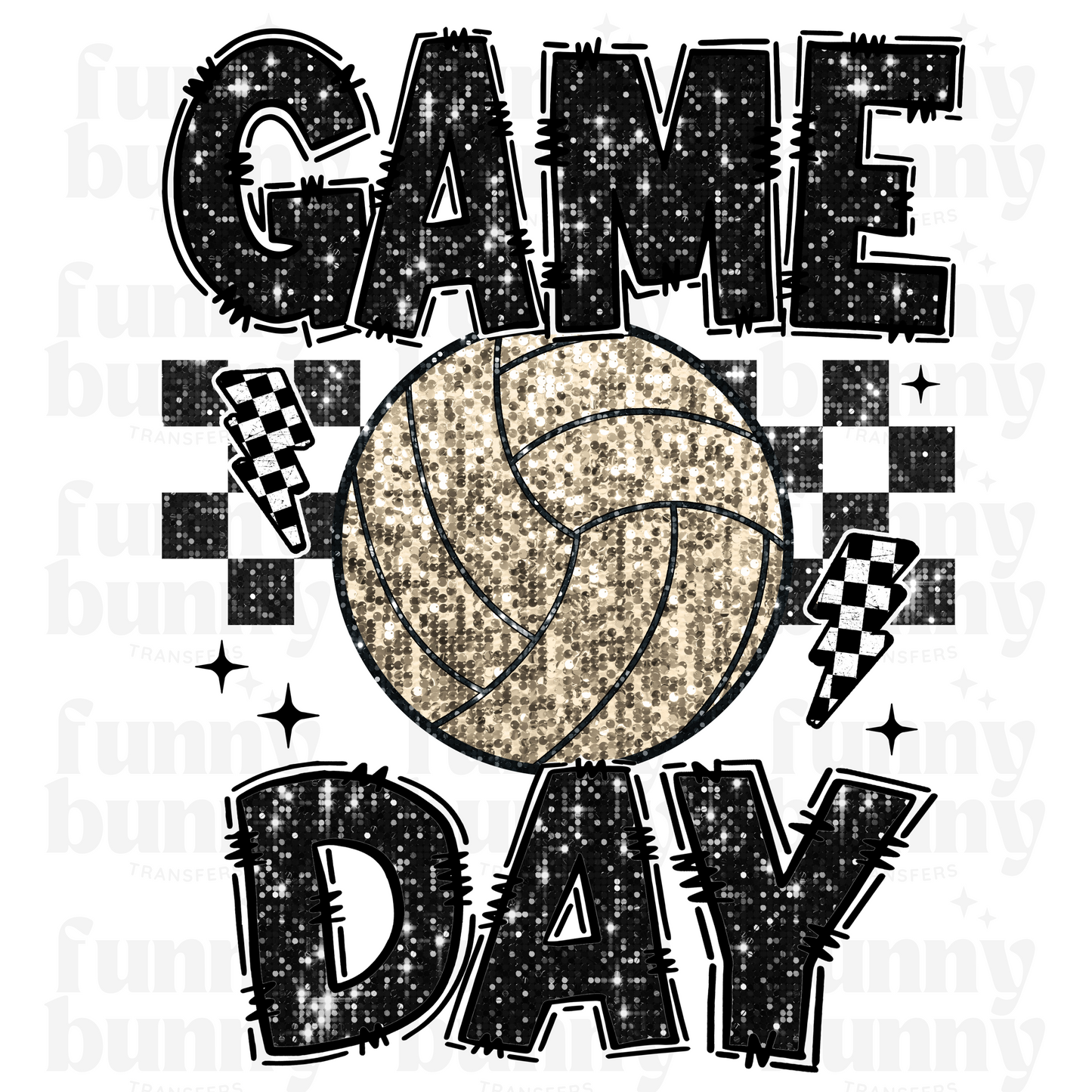 Volleyball Game Day - Sublimation Transfer