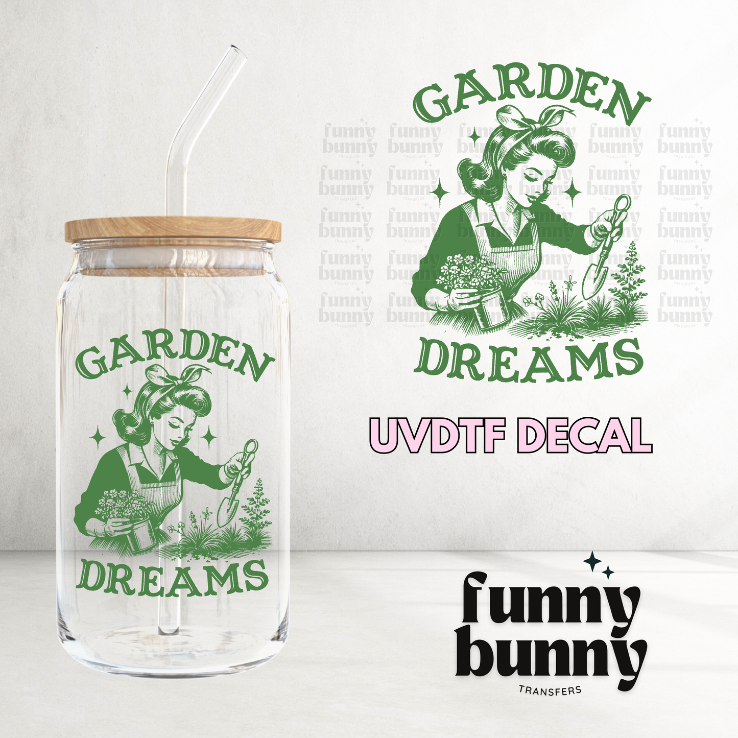 Garden Dreams - UVDTF Decal