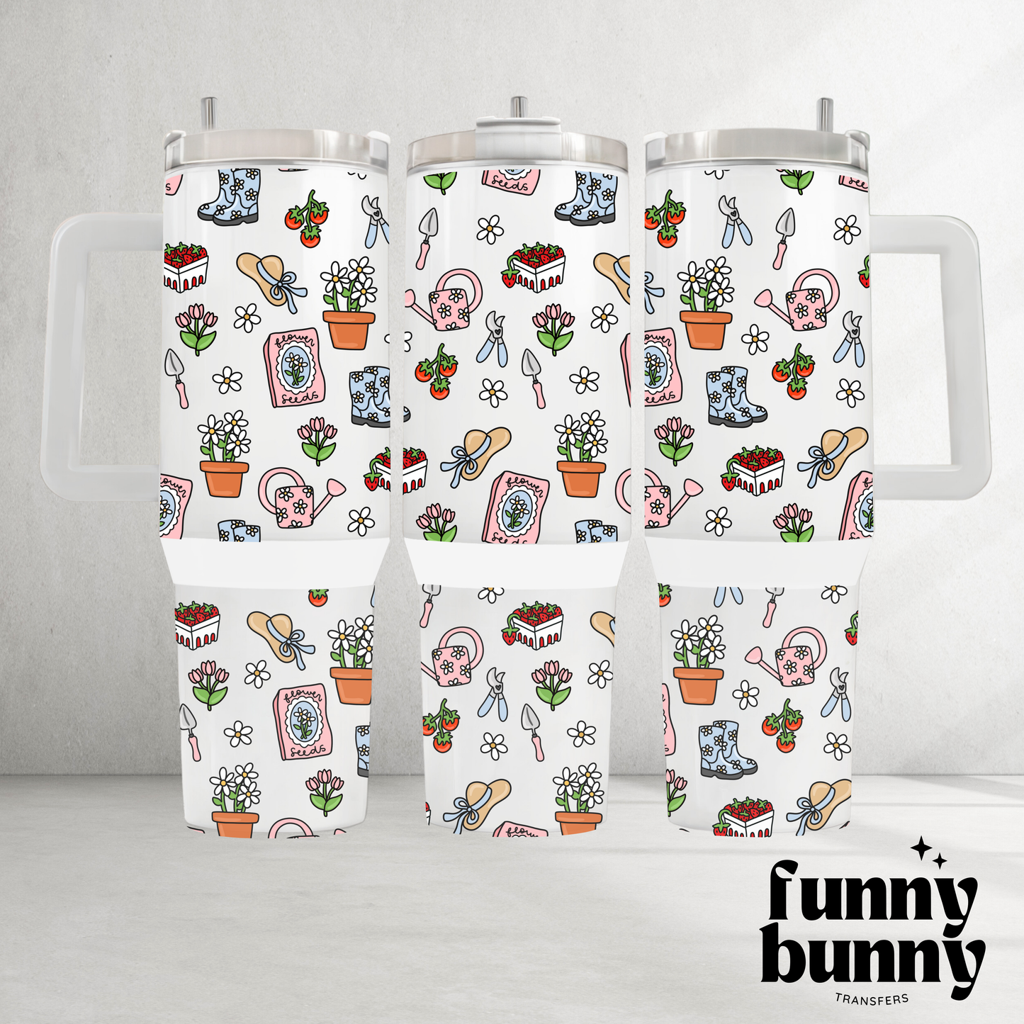 Garden Essentials 2.0  - 40oz UVDTF Tumbler Wrap